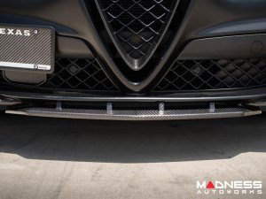  Alfa Romeo Stelvio Front Splitter - Carbon Fiber - Quadrifoglio